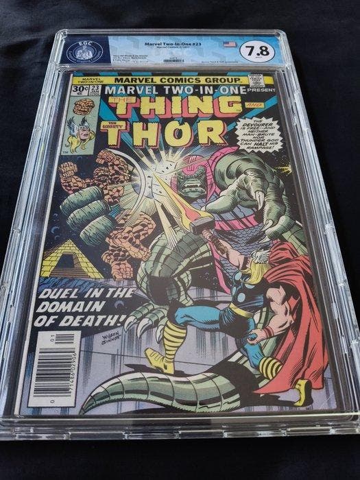 Marvel Two-In-One #23 - EGC 7.8 - 1 Graded comic - Eerste, Boeken, Strips | Comics