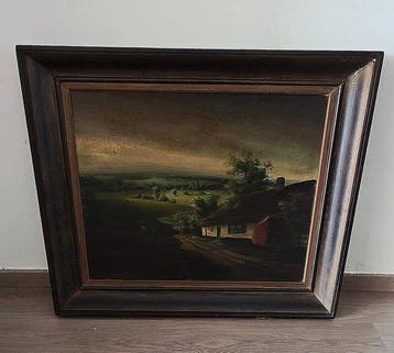 Gies Cosyns - Gies Cosyns (1920–1997) – Paysage rural aux, Antiek en Kunst