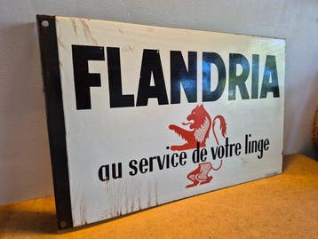 Flandria - Emaillerie Alsacienne Strasbourg - dubbelzijdig -