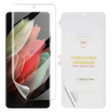 Galaxy S22 Ultra Premium 3D Curved Full Cover Folie Screen P, Ophalen of Verzenden, Nieuw