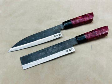 Keukenmes - Deba & Nakiri - Professionele Japans D2-staal