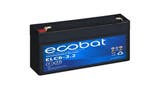 Ecobat AGM VRLA Light Cycle accu | ELC6-3.2 | 6V 3.2Ah, Ophalen of Verzenden, Nieuw