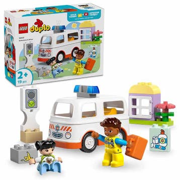 LEGO DUPLO - Ambulance & Driver 10447, Ophalen of Verzenden, Nieuw