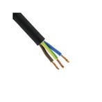 VMVL kabel zwart 3 x 2,5mm2 per meter, Doe-het-zelf en Verbouw, Elektra en Kabels, Ophalen of Verzenden, Nieuw