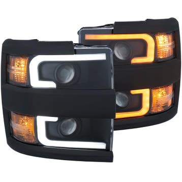 ANZO Projector Headlights 15-17 Chevrolet Silverado 2500HD /, Auto-onderdelen, Verlichting, Ophalen of Verzenden, Nieuw