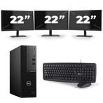 Dell OptiPlex 3080 Micro  -   i7-10e  - 8GB  - 256GB  + 3x 2, Computers en Software, Desktop Pc's, Verzenden, Refurbished, Dell