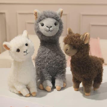 Zachte Pluche Alpaca Knuffel - Schattig Staan Alpacasso Spee