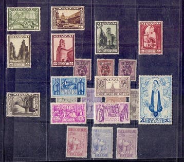 België 1933 - Volledige Jaargang met Grote Orval en Kruis, Gestempeld
