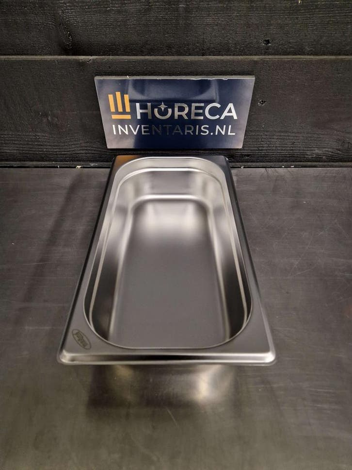 Gastronorm Bak | 1/3 GN | 6,5 cm diep | RVS | horeca, Zakelijke goederen, Horeca | Keukenapparatuur, Nieuw in verpakking, RVS Meubilair