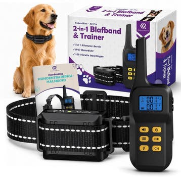 RobustRise X3 Pro - Anti Blafband voor Honden - Trainingshal, Verzenden, Nieuw, Halsband