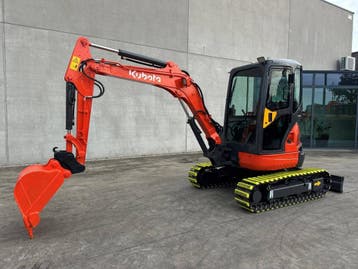 Veiling: Midigraafmachine Kubota KX135-3SZ Diesel 2013, Ophalen, Graafmachine
