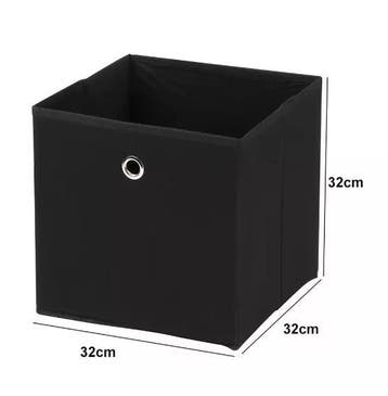Opvouwbare Stoffen Opbergboxen Set 4/8 – 32×32×32 cm, Verzenden, Nieuw