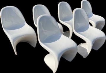 Herman Miller - Verner Panton - Stoel (6) - Panton S Stoel -