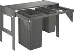 2dekans | GROHE Inbouw prullenbak - 2 afvalbakken (1x29L en, Ophalen of Verzenden, Zo goed als nieuw