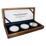 Slowakije. 3,33 Euro 2025 3 oz Slovakia Fauna and Flora, Postzegels en Munten