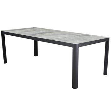New Valley New Delhi dining tuinset 220x100x74,5 cm 7 delig, Ophalen of Verzenden, Nieuw, Aluminium