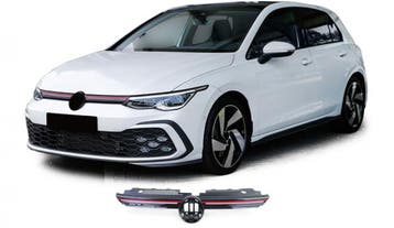 Grill met LED Volkswagen Golf 8 19- GTI Look, Auto-onderdelen, Ophalen of Verzenden, Nieuw