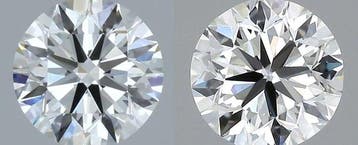 Zonder minimumprijs - 2 pcs Diamant (Natuurlijk) - 1.02 ct -, Sieraden, Tassen en Uiterlijk, Edelstenen, Nieuw