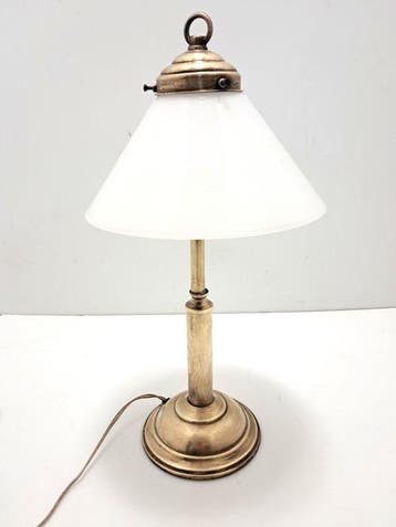 Tafellamp - Opaline glas, Antiek en Kunst