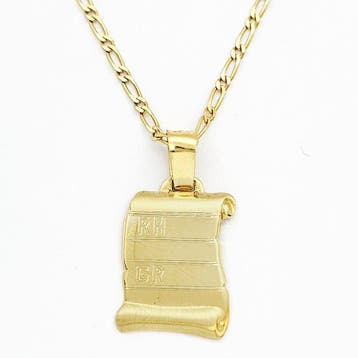Ketting met hanger - 18 karaat Geel goud