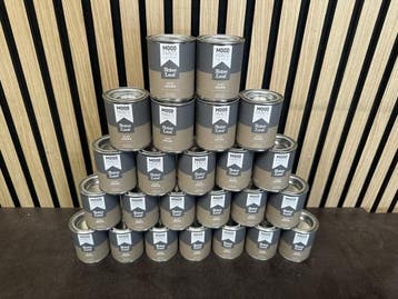 Veiling - 24x Moodpaints Krijtverf Clay Brown  100ML, Nieuw