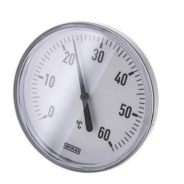 0 tot +60°C Plastic Bimetalen Thermometer 100mm Behuizing, Verzenden, Nieuw