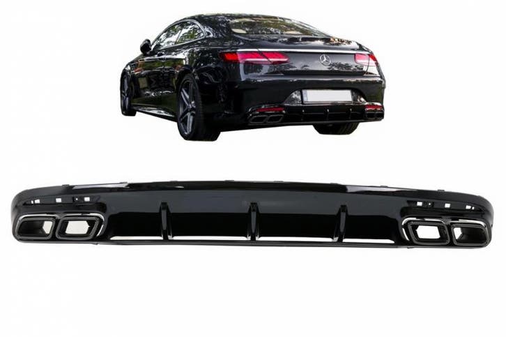Diffuser Mercedes S-Class C217 Coupe (2014-2020) S63, Auto-onderdelen, Carrosserie en Plaatwerk, Ophalen of Verzenden
