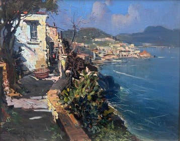 Vincenzo Aprile ( 1952) - Costiera Amalfitana, Antiek en Kunst