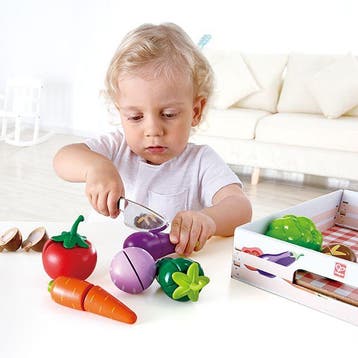Hape houten groenten speelset - 8-d van €23,99 voor €22,90, Ophalen of Verzenden, Nieuw