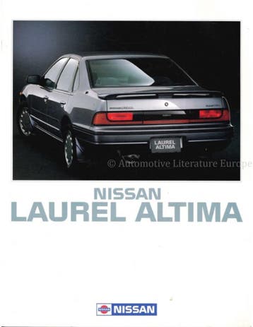 1988 NISSAN LAUREL ALTIMA BROCHURE, Nieuw, Nissan, Author