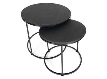Fitz Living Salontafel Set - 2 Ronde Tafels - Inschuifbaar -, Verzenden, Nieuw