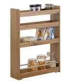 Smalle Rolwagen 81cm – 4 Niveaus Keuken- of Badkamerrek, Verzenden, Nieuw