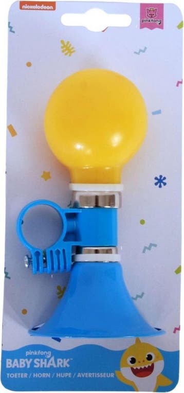 Volare Baby Shark fietstoeter kind vrolijk blauw, Fietsen en Brommers, Fietsaccessoires | Fietsbellen, Verzenden, Nieuw
