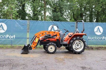 Veiling: Minitractor Kubota GL-23 Diesel 23pk met voorlader, Zakelijke goederen, Agrarisch | Tractoren, Gebruikt, Tot 2500, Tot 80 Pk