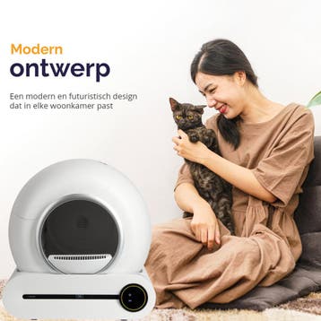 Viervoeter Fresh automatische Kattenbak – Zelfreinigende, Ophalen of Verzenden, Zo goed als nieuw