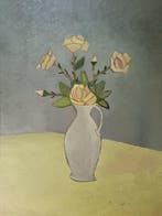 Antonio Pandini (XX) - Senza titolo - Vaso con fiori