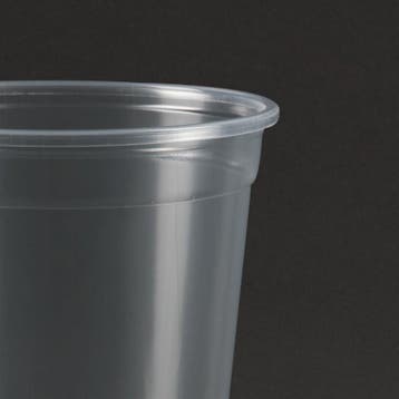 eGreen kunststof disposable bierbeker 590ml tot rand (1000, Verzenden, Nieuw