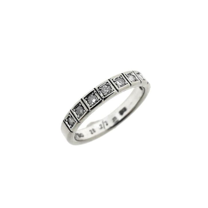 Witgouden Desiree rijring met diamanten; 0,28 ct., Sieraden, Tassen en Uiterlijk, Ringen, Dame, Met edelsteen, Overige kleuren