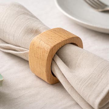 HOCHO Eikenhouten Servetring ø50 mm – Elegante Tafeldecor, Ophalen of Verzenden, Nieuw