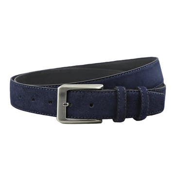 Houtkamp Suede Leren Unisex Riem - Blauw - Maat 115, Verzenden, Nieuw