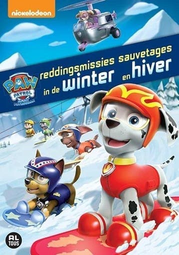Paw Patrol - Reddingsmissies In De Winter (DVD) - DVD, Cd's en Dvd's, Verzenden, Nieuw in verpakking