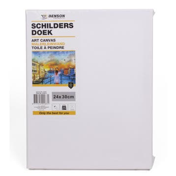 Benson Canvas schildersdoek - 24 x 30 cm - katoen - 2 lag..., Hobby en Vrije tijd, Schilderen, Ophalen of Verzenden, Nieuw