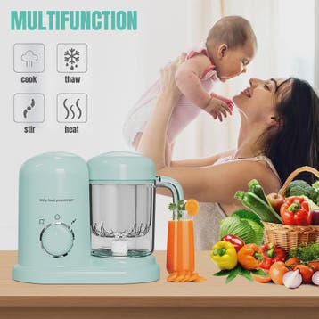 Multifunctionele Babyvoeding Maker: Stomen, Mixen, Verwarmen, Verzenden, Nieuw