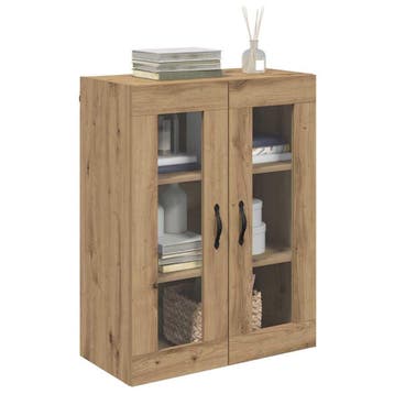 vidaXL Wandkast Artisan Eiken 69,5 x 34 x 90 cm, Minder dan 50 cm, Verzenden, Nieuw, Minder dan 100 cm