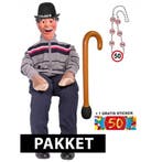 Compleet Abraham pop voordeel pakket - 50 Abraham versiering, Verzenden, Nieuw