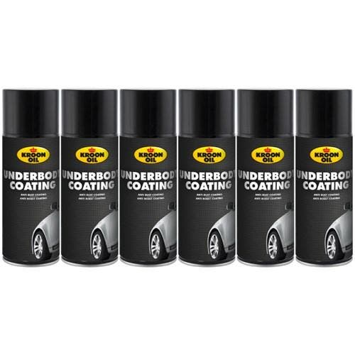 Kroon Aanbieding: 6 X Underbody Coating Spuitbus 400Ml, Auto diversen, Onderhoudsmiddelen, Verzenden