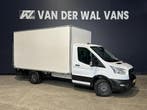 Ford Transit 2.0 TDCI 160pk Bakwagen Laadklep Euro6 Airco |, Stof, Gebruikt, Wit, Dealer onderhouden