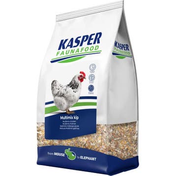 3x Kasper Faunafood Hobbyline Multimix Kip 4 kg (Vogelvoer), Verzenden, Nieuw, Overige typen
