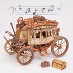 ROKR Stagecoach – 3D Houten Muziekdoos Bouwpakket (AMKA1), Verzenden, Nieuw
