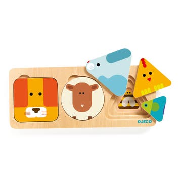 Djeco houten baby speelgoed AnimaBa van €11,99 voor €5,99, Ophalen of Verzenden, Nieuw